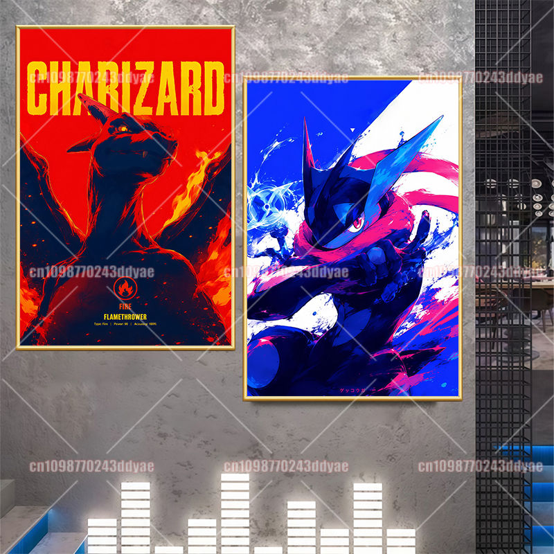 Pokemon American-style Screen  - огляд і ціна Canvas Painting