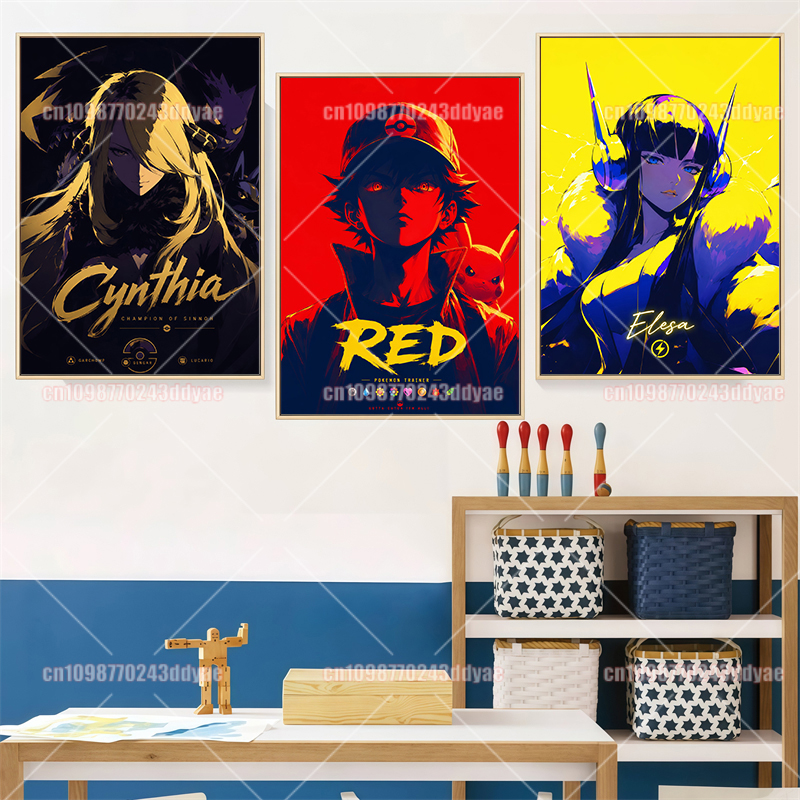 Pokemon American-style Screen  - огляд і ціна Canvas Painting