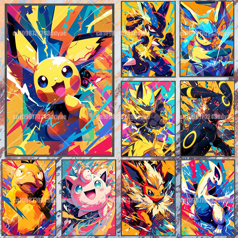 Anime Pokemon Canvas Painting  - огляд і ціна Canvas Painting