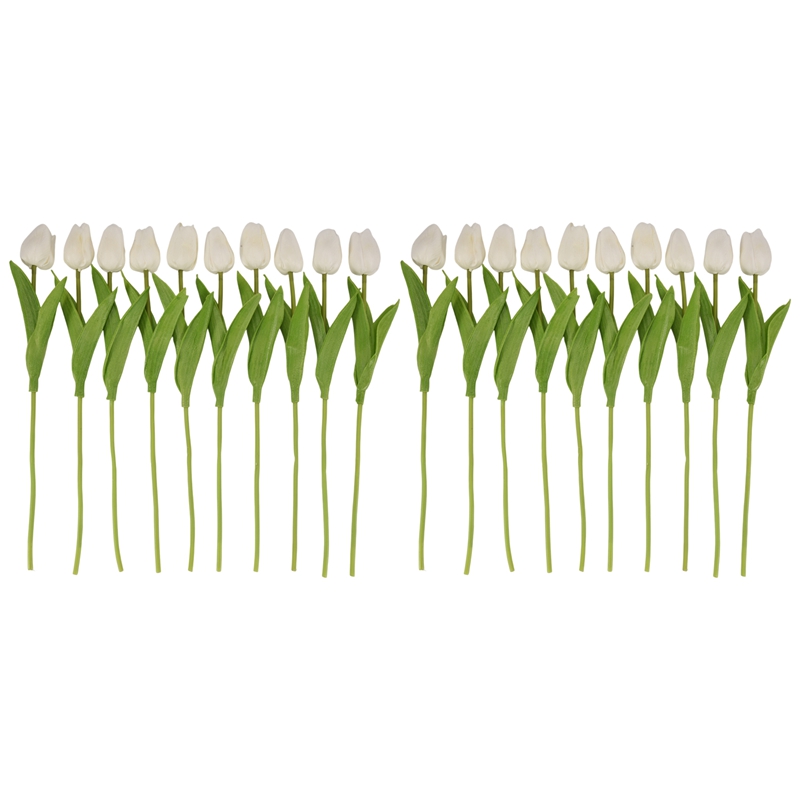 bloom20Pcs White 13.8inch Arti - огляд і ціна Home Decor Tulip