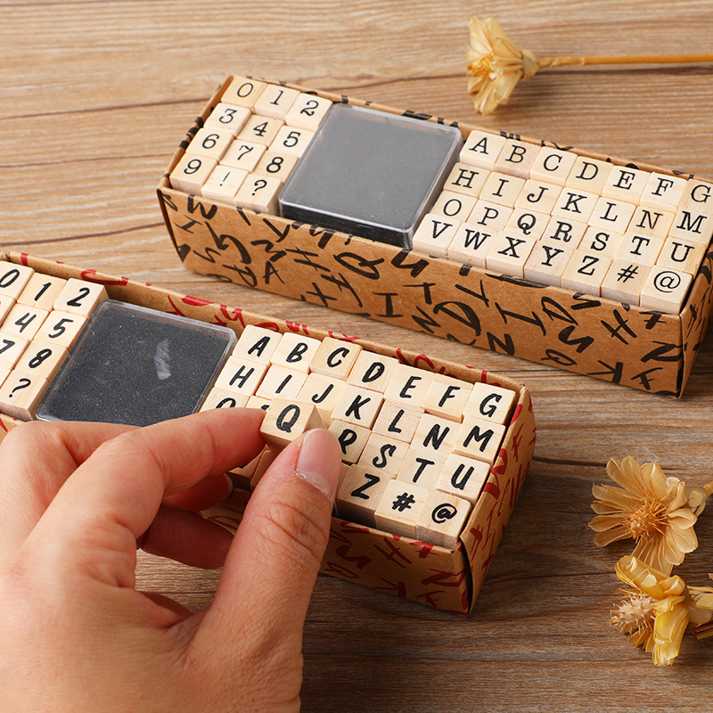 Basic Diary Set Typewriter Num - огляд і ціна Wooden Letter Sign