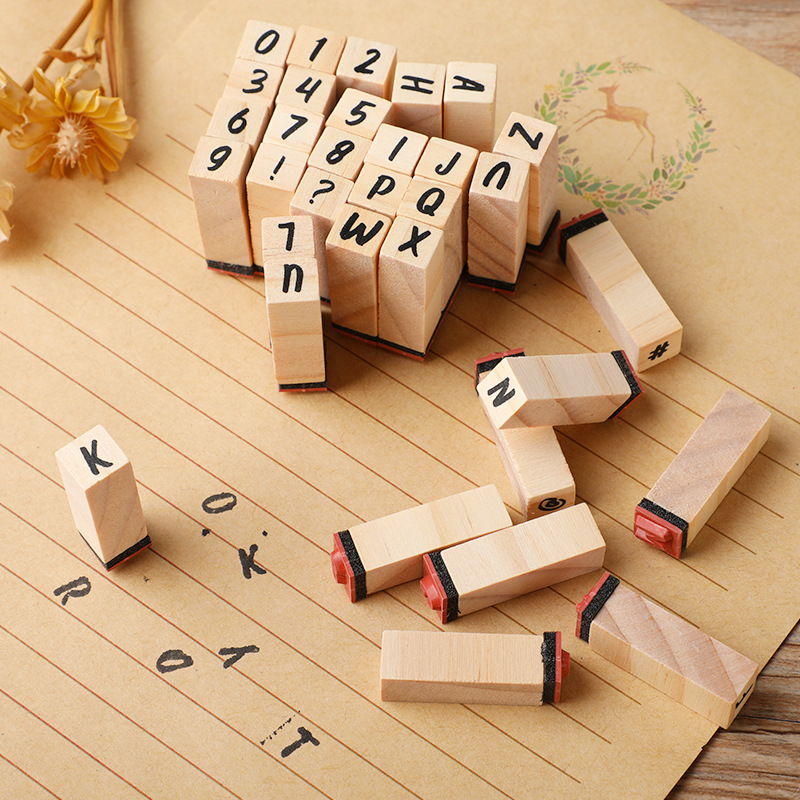 Basic Diary Set Typewriter Num - огляд і ціна Wooden Letter Sign