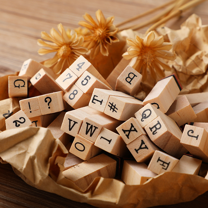 Basic Diary Set Typewriter Num - огляд і ціна Wooden Letter Sign