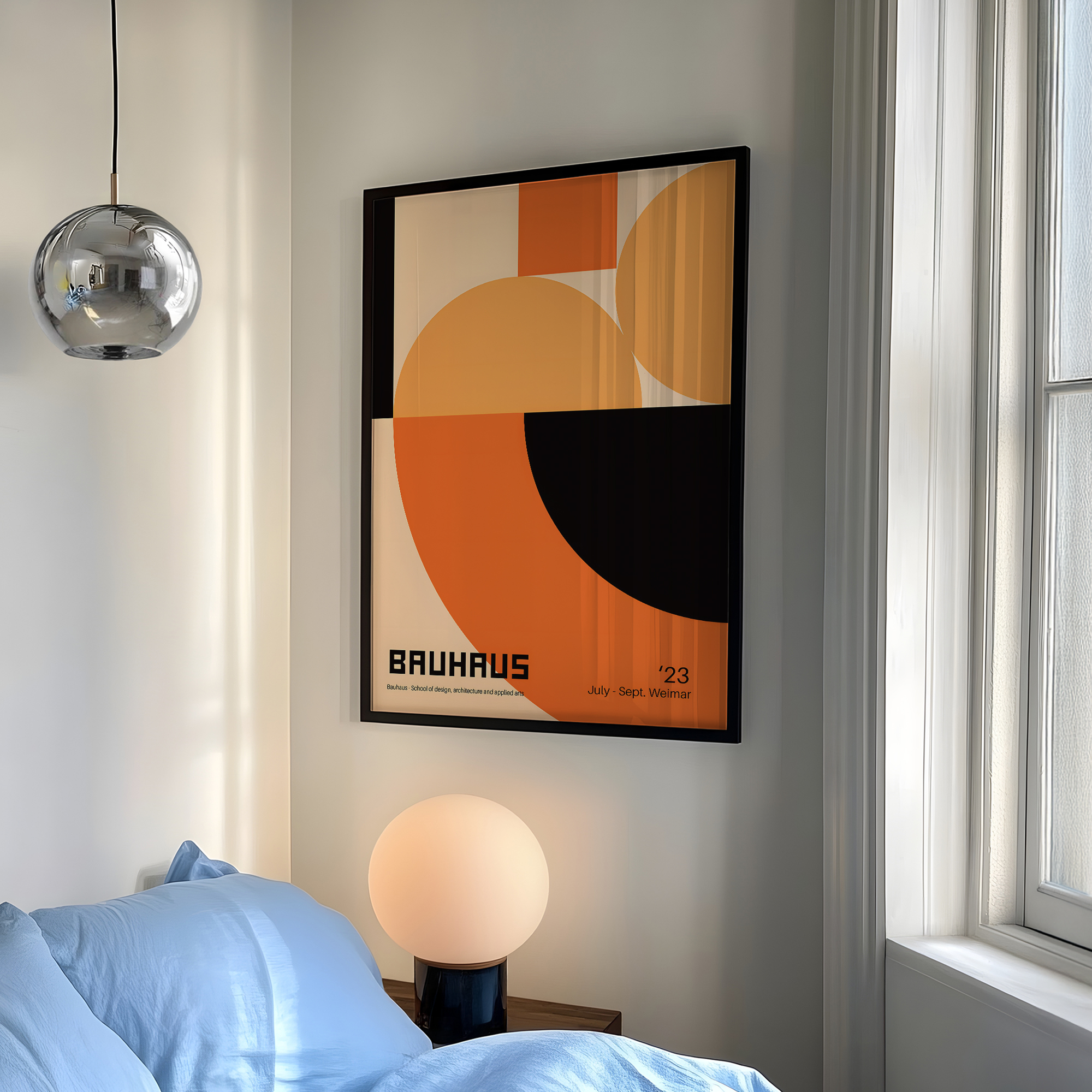 Modern Geometry Bauhaus School - огляд і ціна Home Decor Orange