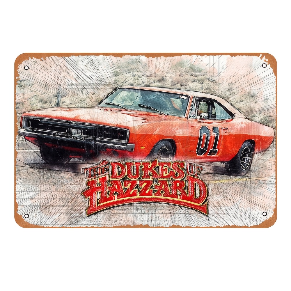 Vintage Metal Sign - Retro Act - огляд і ціна Home Decor Orange