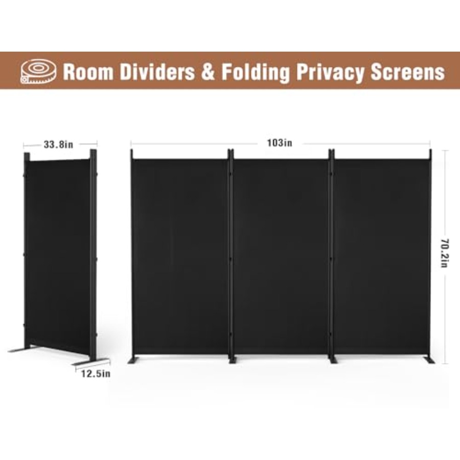 Room Divider 6Feet Folding Pri - огляд і ціна Room Divider Screen
