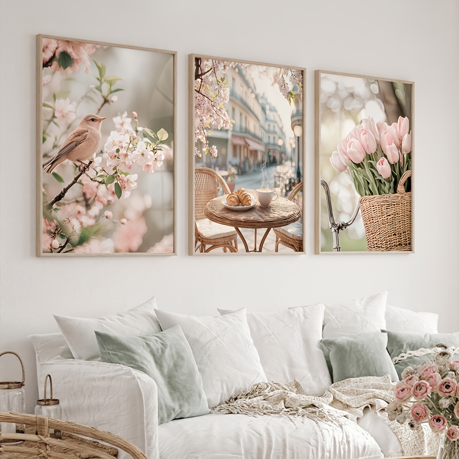 3pcs/set Romantic Paris Street - огляд і ціна Home Decor Tulip