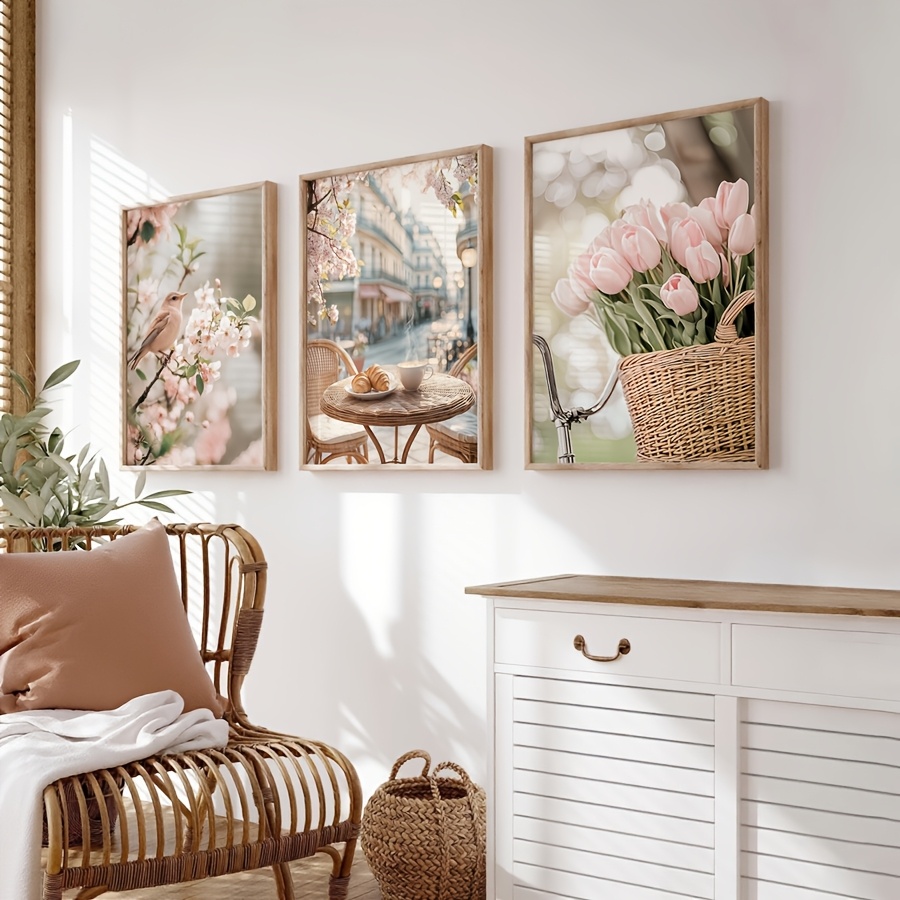 3pcs/set Romantic Paris Street - огляд і ціна Home Decor Tulip