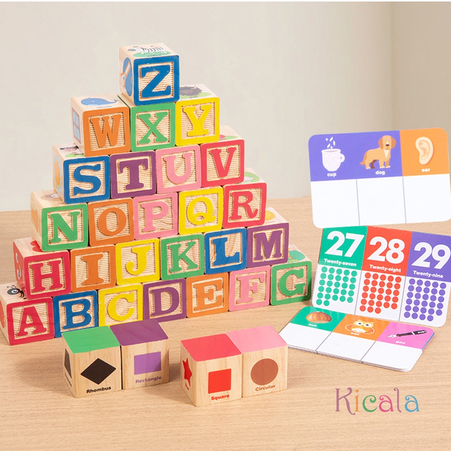 Montessori Wooden Number Block - огляд і ціна Wooden Letter Sign