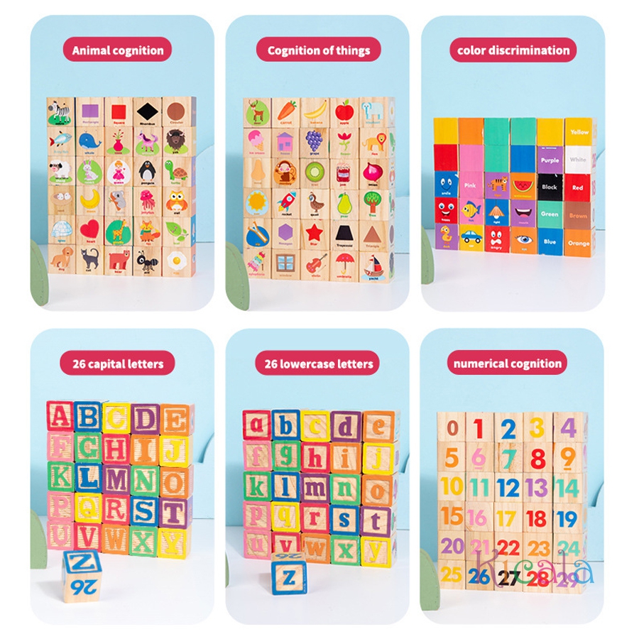 Montessori Wooden Number Block - огляд і ціна Wooden Letter Sign