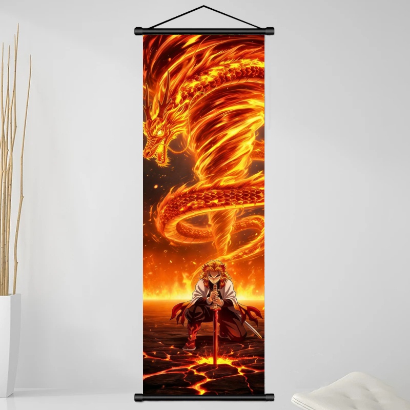 Demon Slayer Kyojuro Rengoku H - огляд і ціна Home Decor Painting