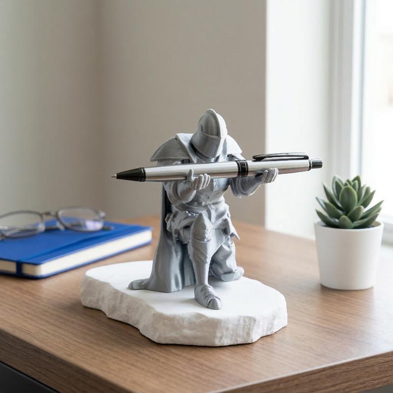 Knight Pen Holder Resin Mediev - огляд і ціна Home Decor Medieval