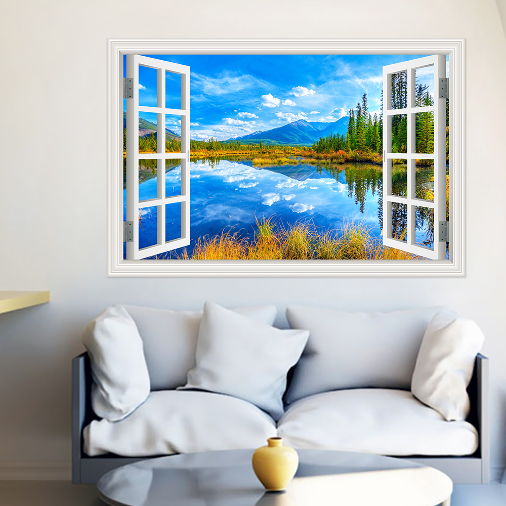Modern 3D Large Landscape Wall - огляд і ціна Home Decor Vinyl Flooring