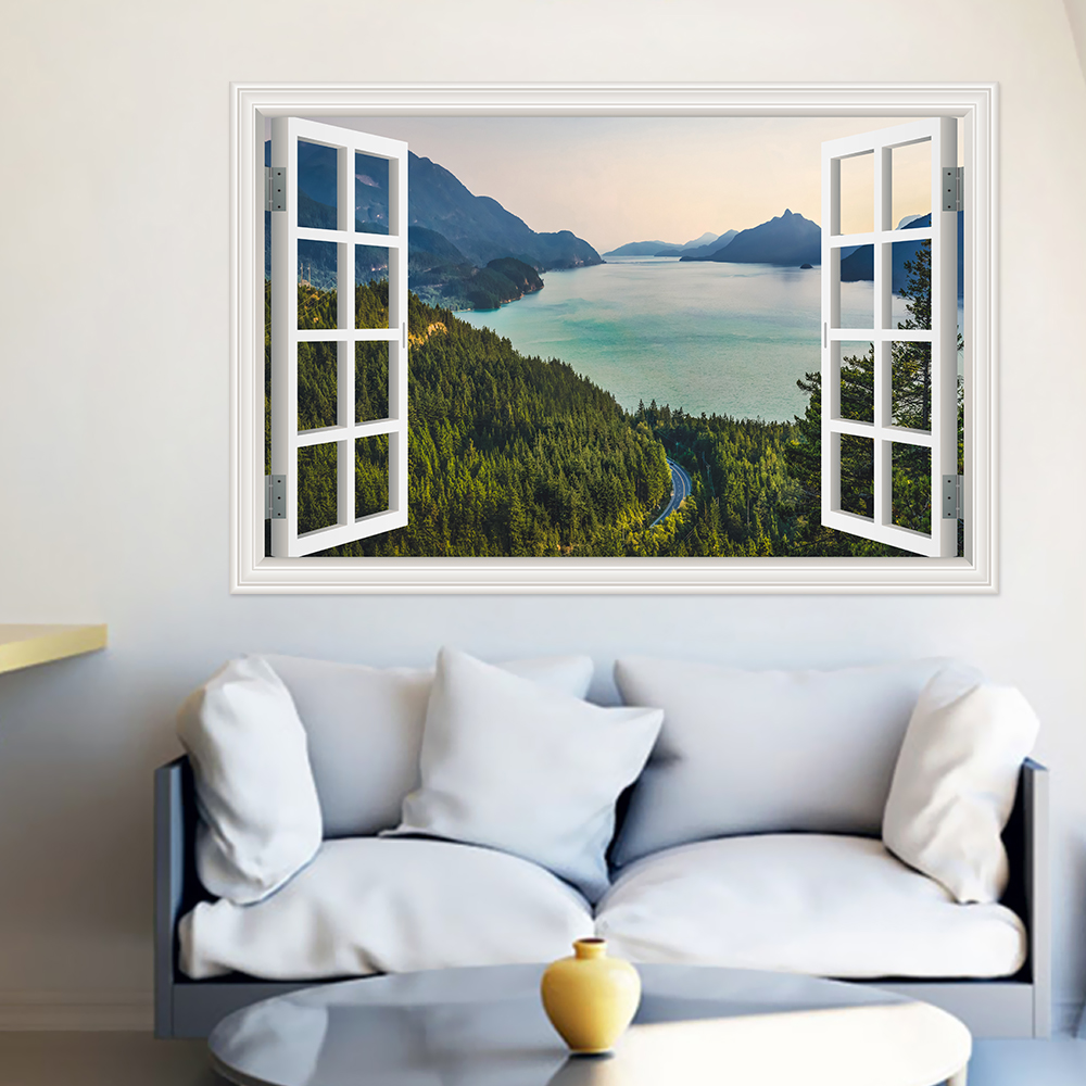 Modern 3D Large Landscape Wall - огляд і ціна Home Decor Vinyl Flooring