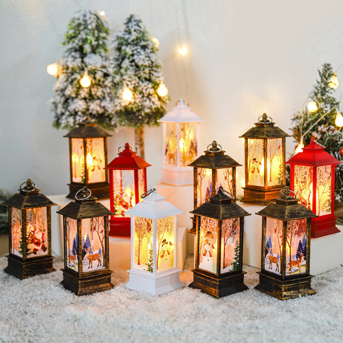 Christmas Lantern Light Merry  - огляд і ціна Home Decor Trends 2025