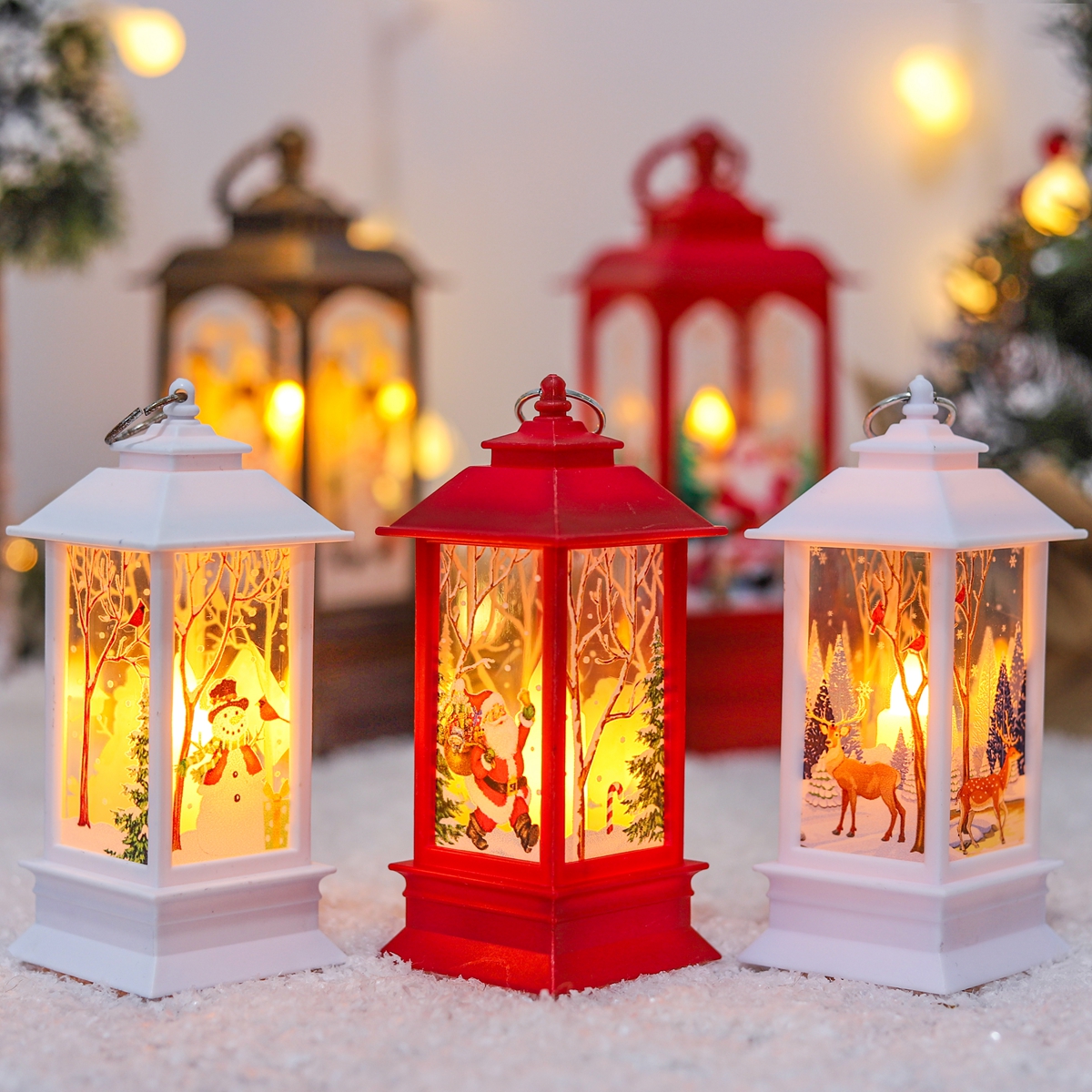 Christmas Lantern Light Merry  - огляд і ціна Home Decor Trends 2025