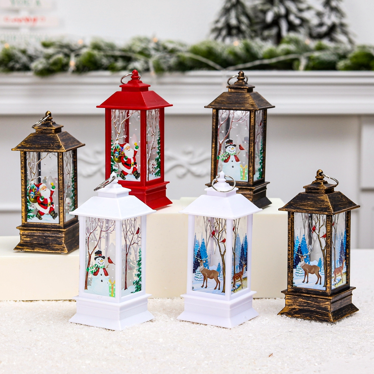 Christmas Lantern Light Merry  - огляд і ціна Home Decor Trends 2025