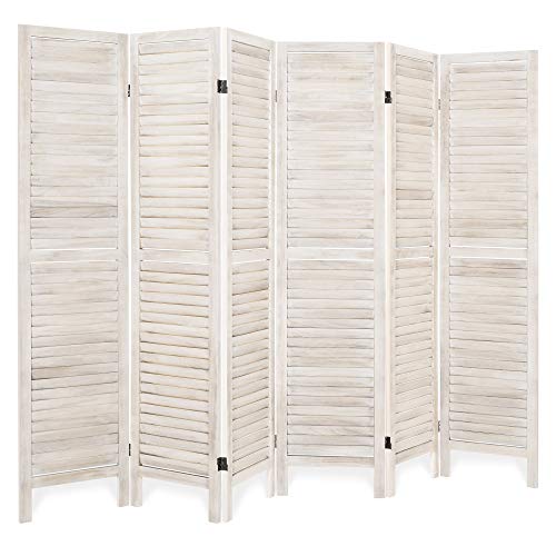 6-Panel Wooden Folding Room Di - огляд і ціна Room Divider Screen