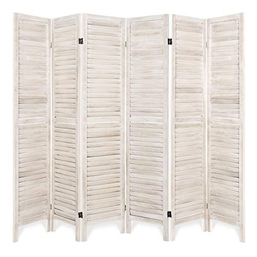 6-Panel Wooden Folding Room Di - огляд і ціна Room Divider Screen