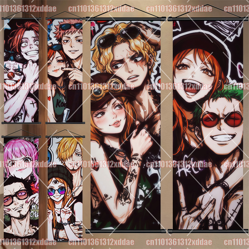 One Piece Scroll Painting Anim - огляд і ціна Canvas Painting