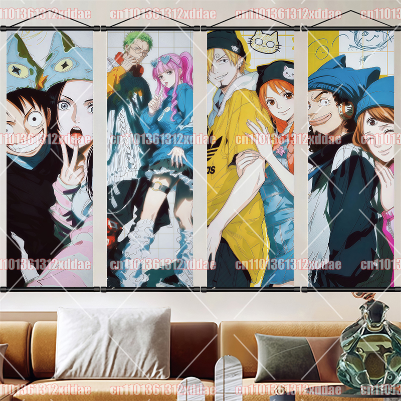 One Piece Scroll Painting Anim - огляд і ціна Canvas Painting