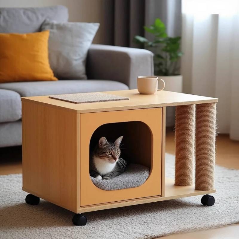 On Wheels Japanese Side Table  - огляд і ціна Home Decor On Wheels