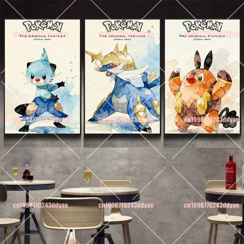 Japanese Anime Pokemon Pikachu - огляд і ціна Canvas Painting