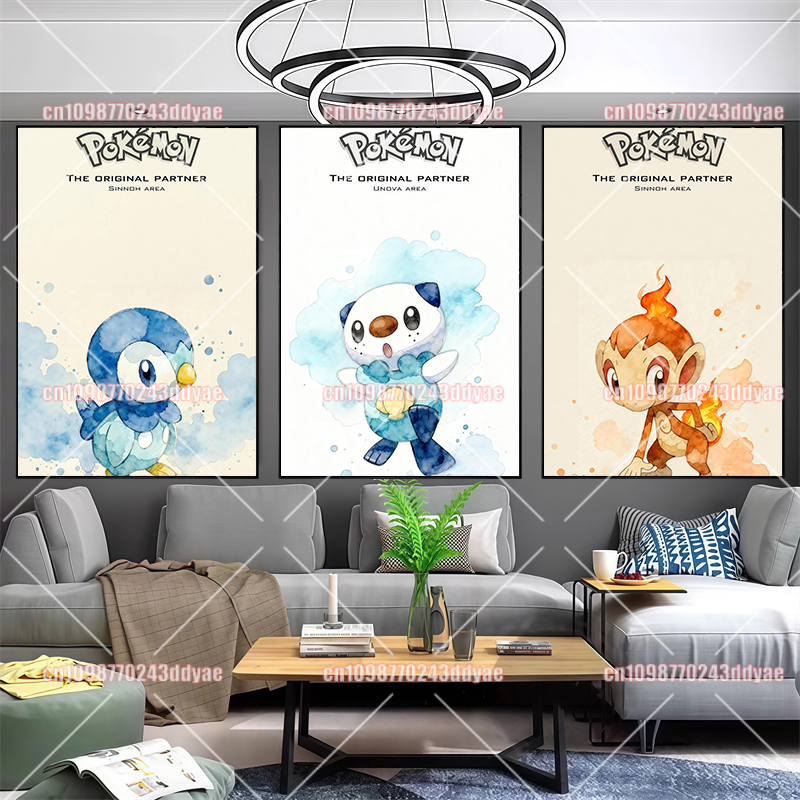 Japanese Anime Pokemon Pikachu - огляд і ціна Canvas Painting