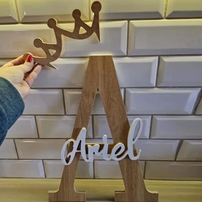Custom Initials Sign Wooden Wa - огляд і ціна Wooden Letter Sign