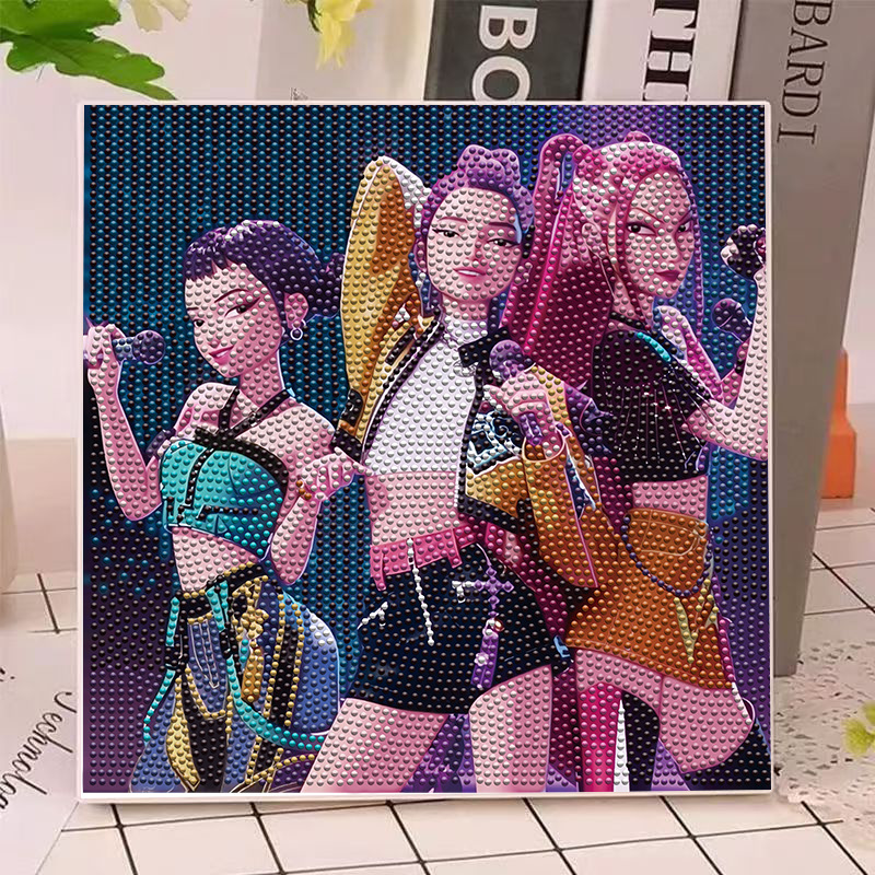 Anime Gilrs Lumi Mila Zoi K-po - огляд і ціна Home Decor Painting