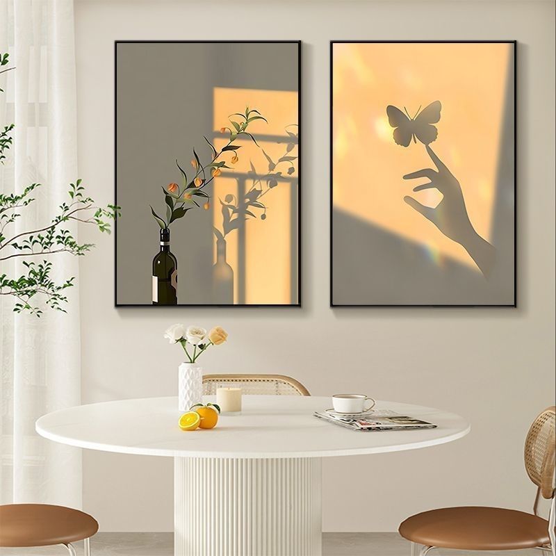 Minimalist Sunset Floral Canva - огляд і ціна Home Decor Vase With Flowers