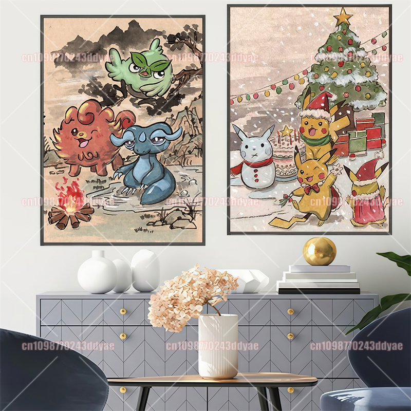 Classic Anime Pokemon Greninja - огляд і ціна Canvas Painting