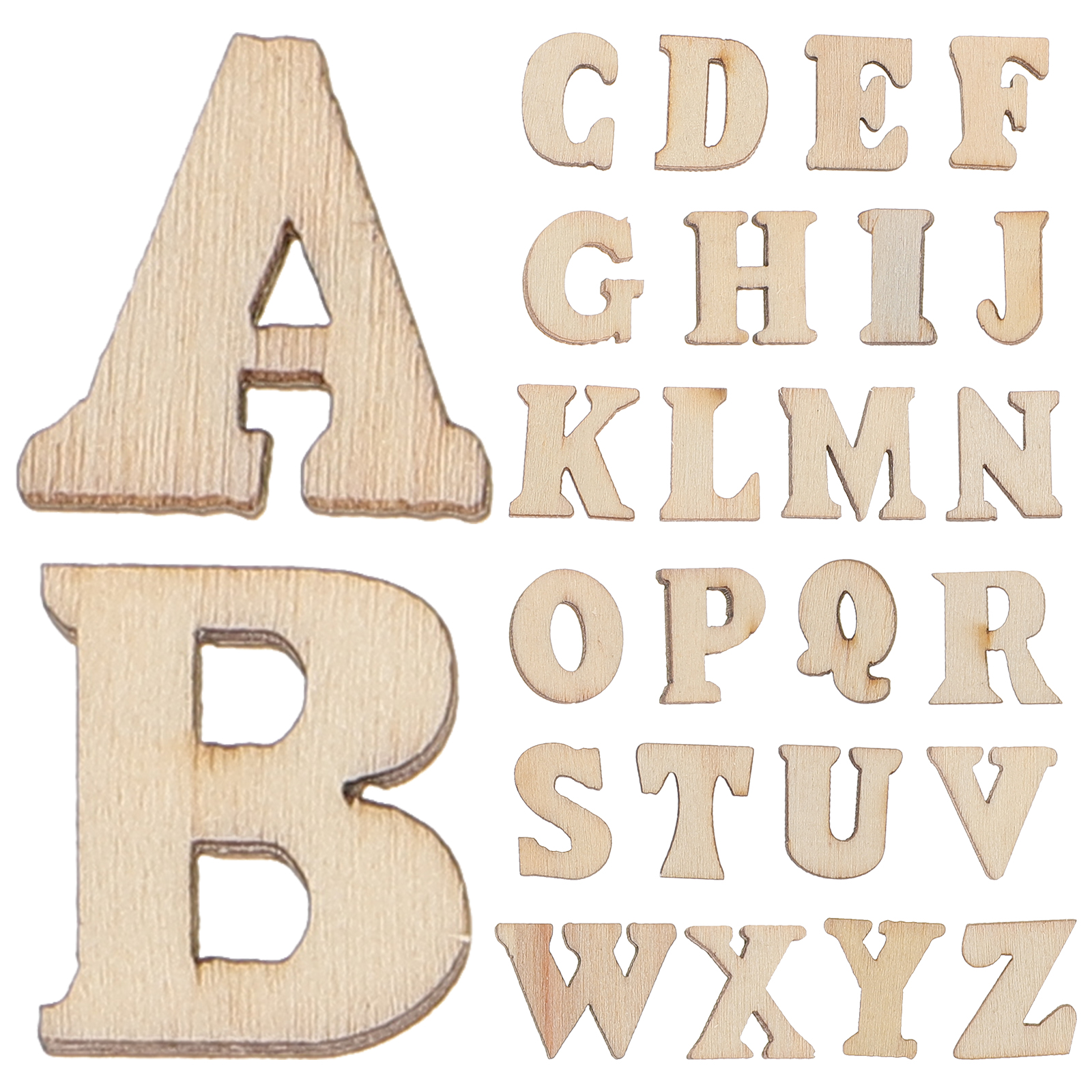 100pcs DIY Doodle Educational  - огляд і ціна Wooden Letter Sign