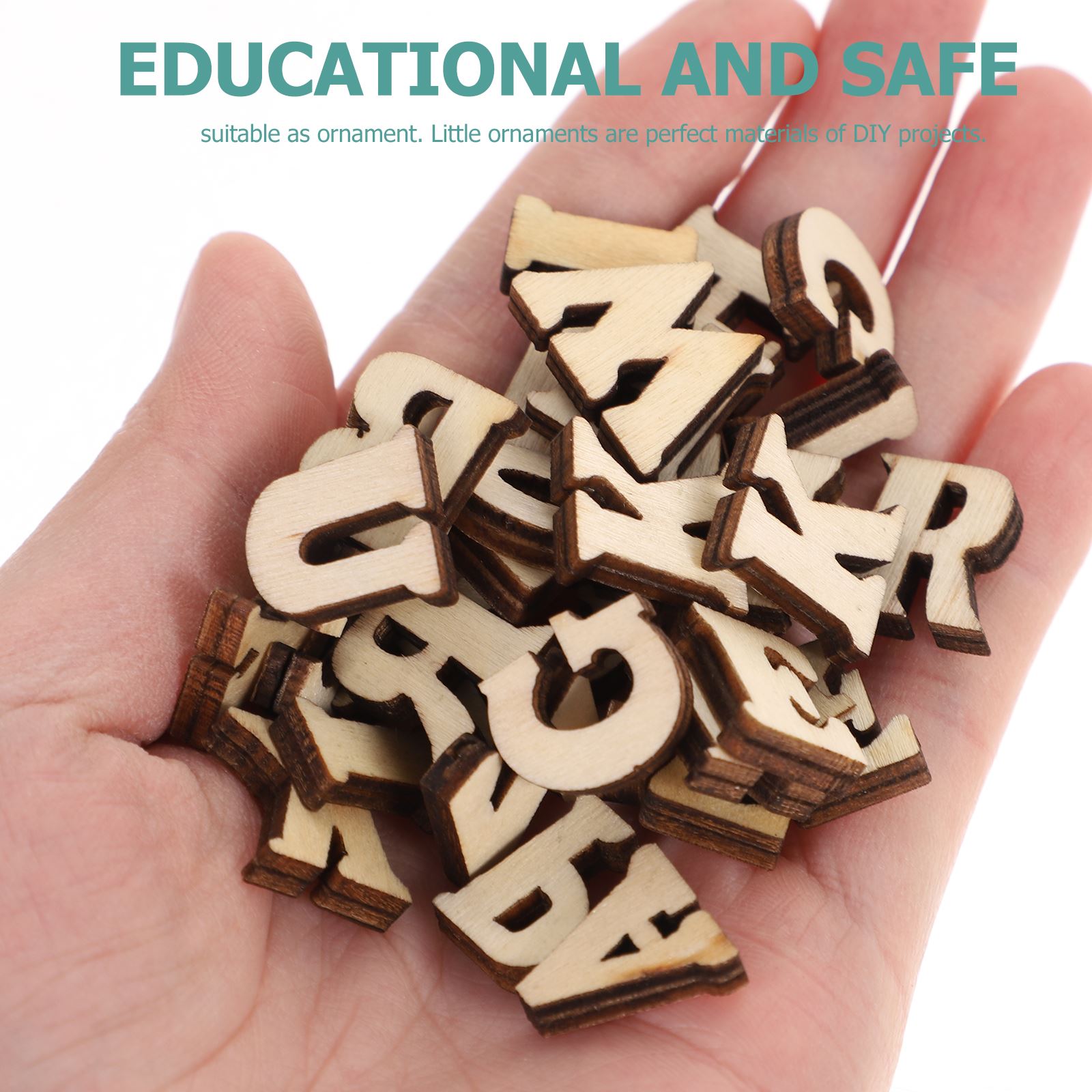 100pcs DIY Doodle Educational  - огляд і ціна Wooden Letter Sign