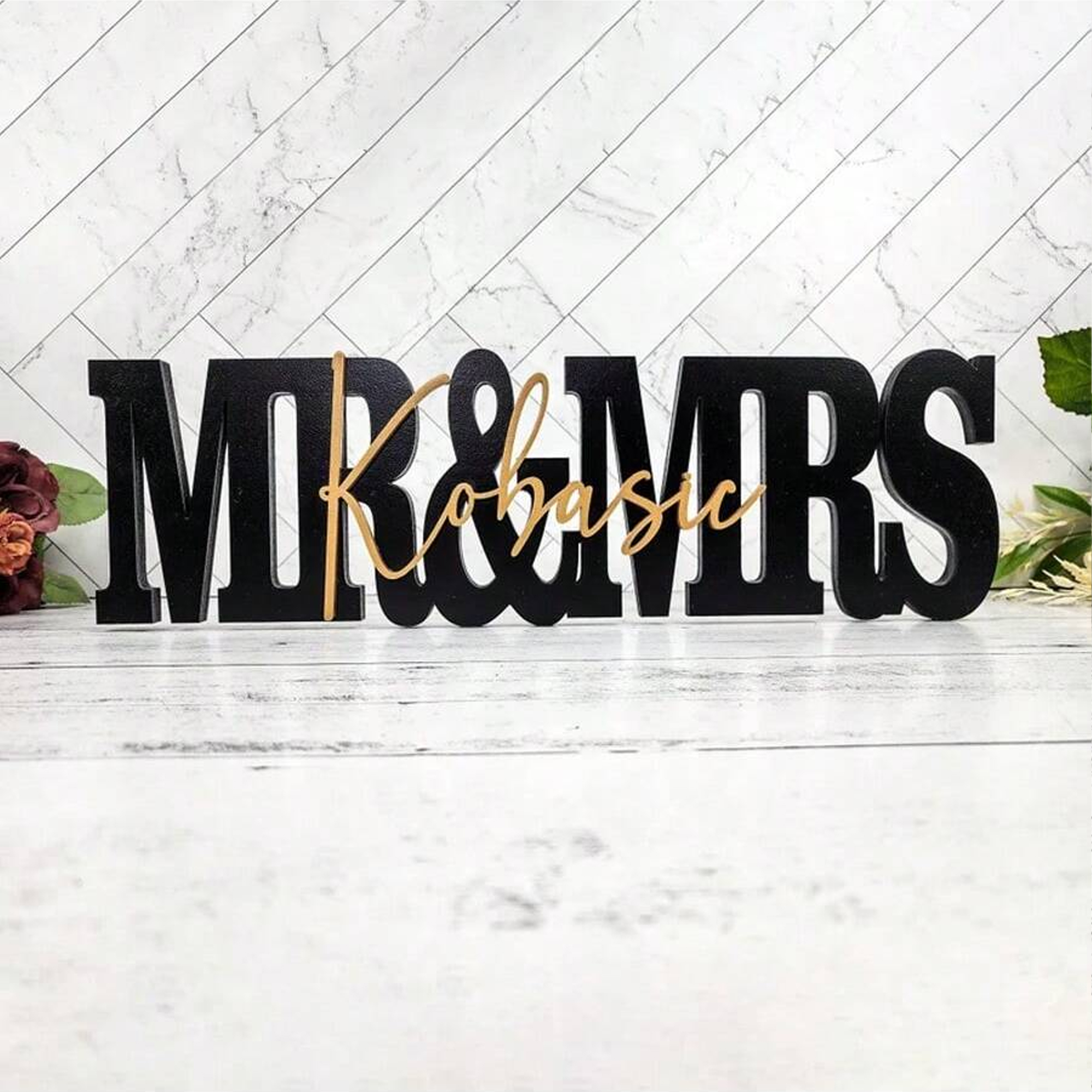 Custom Wedding Gift Logo with  - огляд і ціна Wooden Letter Sign