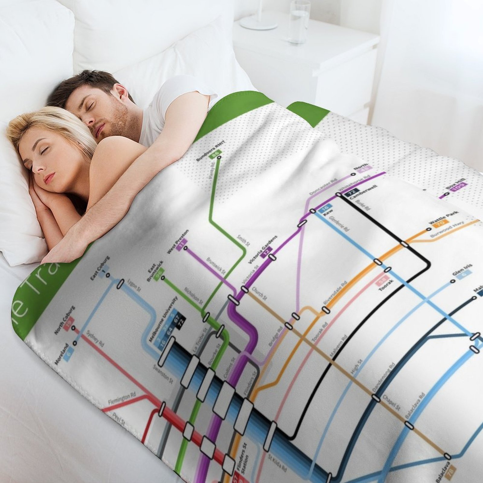 Melbourne Tram Network Map Thr - огляд і ціна Home Decor Melbourne