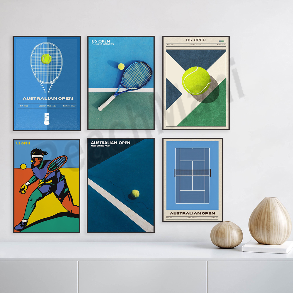 Tennis poster, US Open, Austra - огляд і ціна Home Decor Melbourne