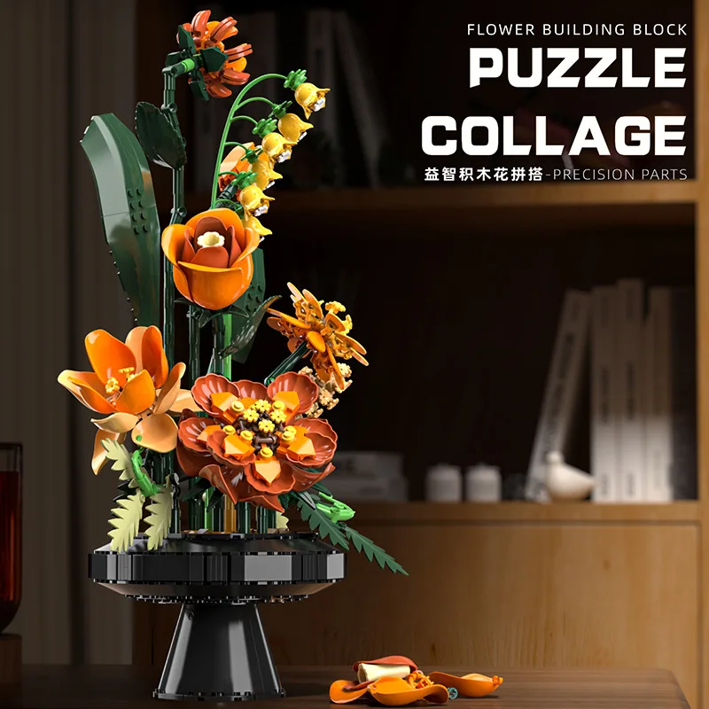 963PCS MOC Morandi Artificial  - огляд і ціна Home Decor Tulip