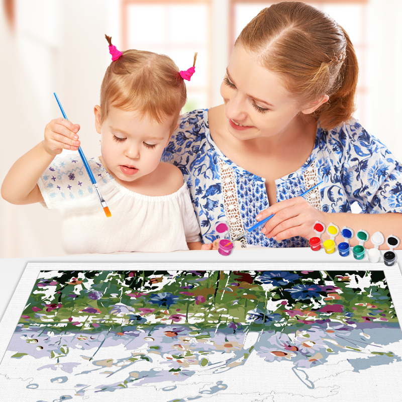 1pc frameless Coloring By Numb - огляд і ціна Home Decor On Wheels