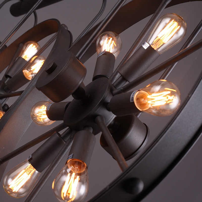 Retro Vintage Wheel chandelier - огляд і ціна Home Decor On Wheels