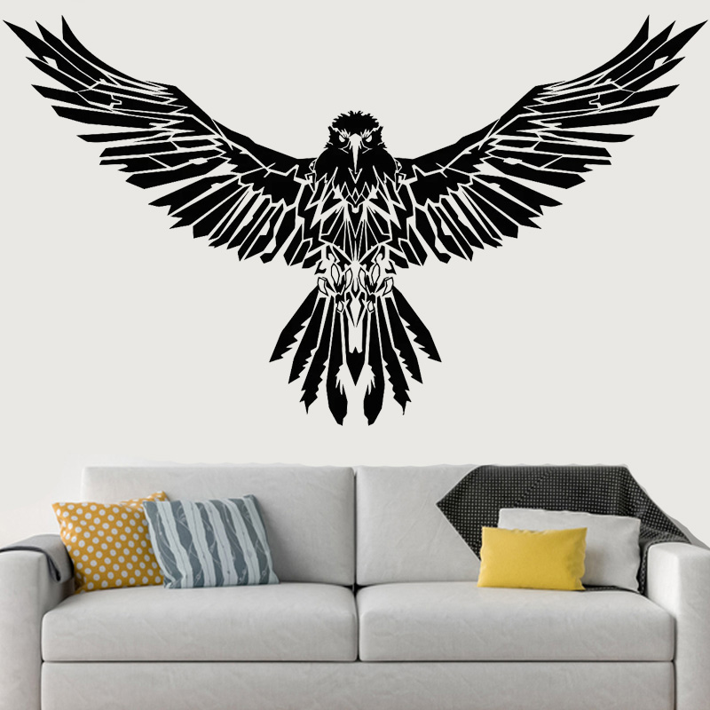 Black Raven Wall Sticker Eagle - огляд і ціна Home Decor Vinyl Flooring