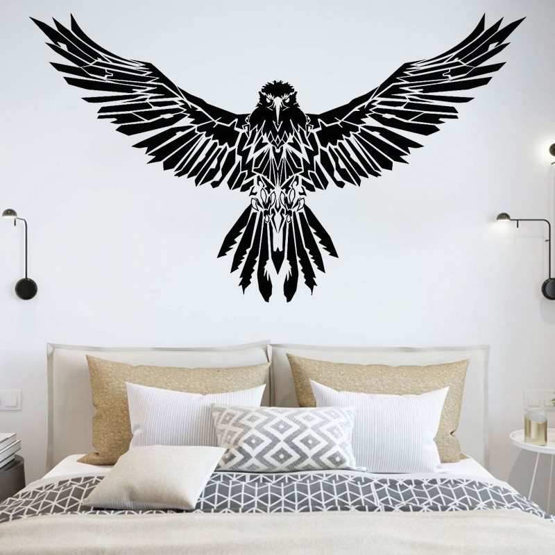 Black Raven Wall Sticker Eagle - огляд і ціна Home Decor Vinyl Flooring