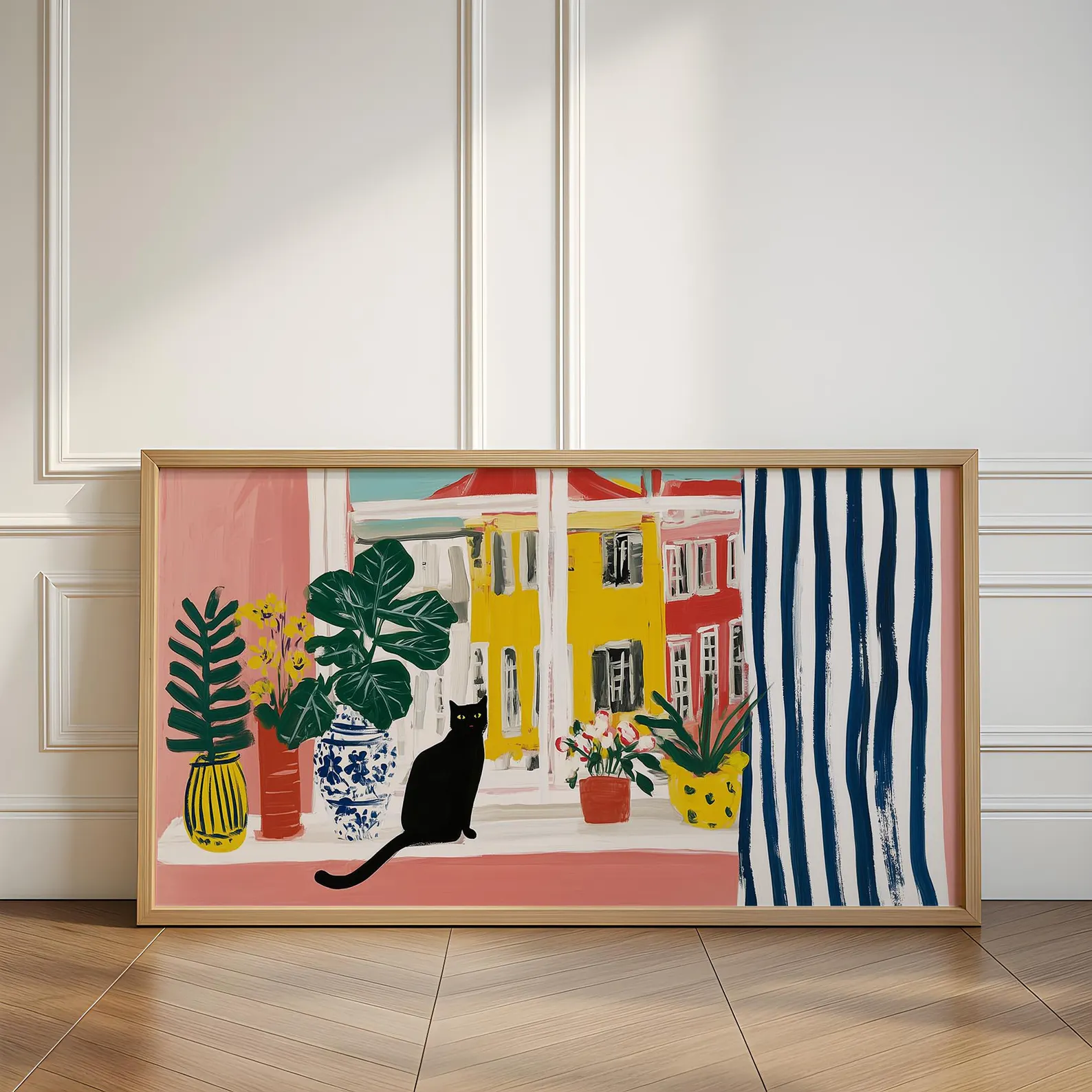 Matisse Series Abstract Black  - огляд і ціна Home Decor Vase With Flowers