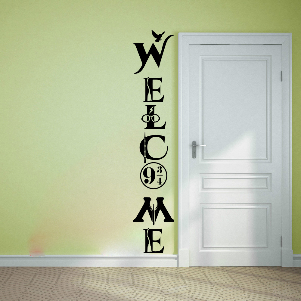 Large Welcome Harr Y Door Wall - огляд і ціна Home Decor Vinyl Flooring