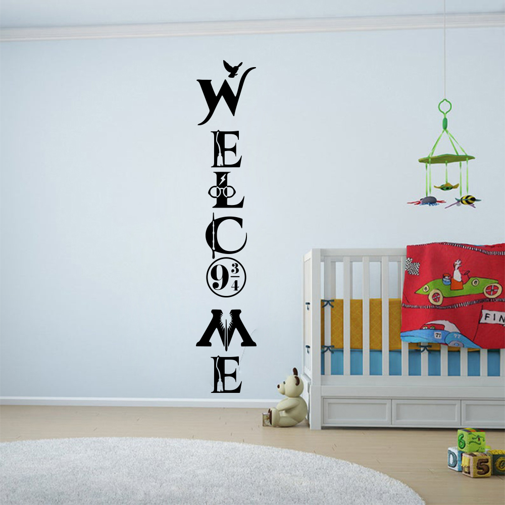 Large Welcome Harr Y Door Wall - огляд і ціна Home Decor Vinyl Flooring