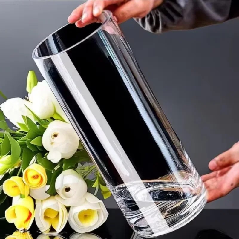 2/4pc Acrylic Cylinder Vase Tr - огляд і ціна Home Decor Vase With Flowers