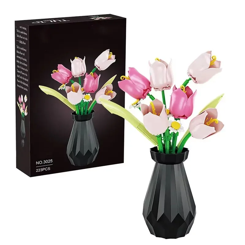 Rose Tulips Flower Model Build - огляд і ціна Home Decor Tulip